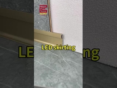 Smart LED Aluminium Skirting Board. Stemcontrole + waterdicht. Verander vloeren in lichtkunst.