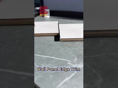 Snap-On Aluminium Afwerking voor Wandpanelen | Naadloze Afdichting + Hoekbescherming | Oplossing voor Paneeluitzetting