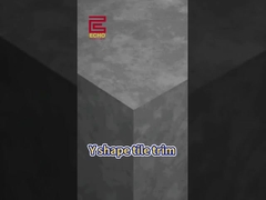 Aluminium Y-vormige tegeltrimming. Drieweg naadloos aansluiten + waterdicht.