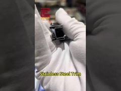 Roestvrij staal decoratieve afwerking. Premium rand afwerking voor wand en tegel decoratie.