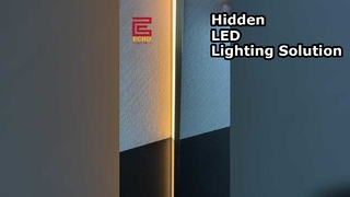Aluminium LED-lichtstripprofiel | Lineaire verlichtingslijst voor modern interieurontwerp #aluminumtrim