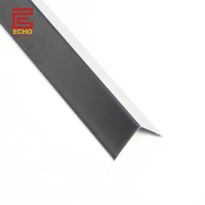 Decoratief roestvrij staal 20 mm zwart tegel trim metaal tegel trim na tegel