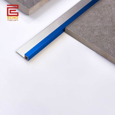 Decoratieve blauwe roestvrij staal Bullnose Trim Keramische wandtegel Rand