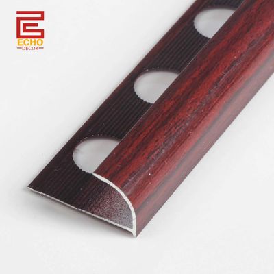 Aluminium Hout Look Tile Trim Rond Tile Trim Backsplash Tile Hoek Trim Afwerking