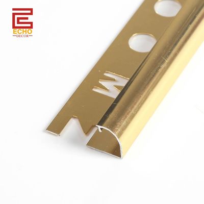 Goud Aluminium Bullnose Bordure Edge Trim Voor Keramische Randbescherming