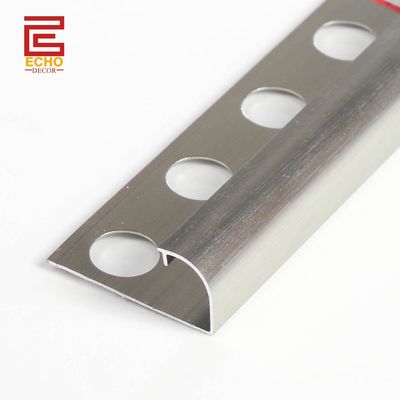1 4 Ronde Champagne Bronzen tegel Trim Aluminium tegel Rand Vormprofiel 2,7m