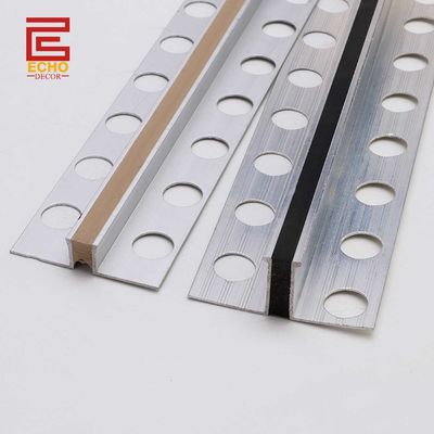 Duurzame aluminium tegel trim tegel over uitbreiding gezamenlijke dekking strips voor muren en vloeren