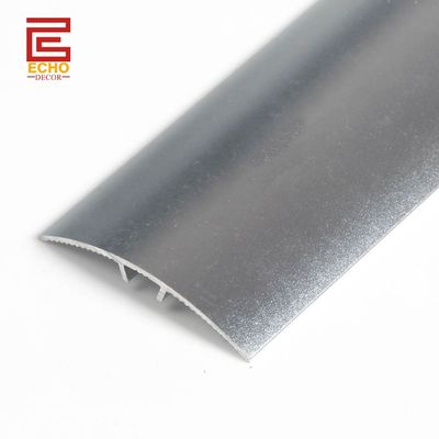Satine Nickel Metalen Drempelbalken Zilveren eiken vloer Transitie banden Naadbedekking