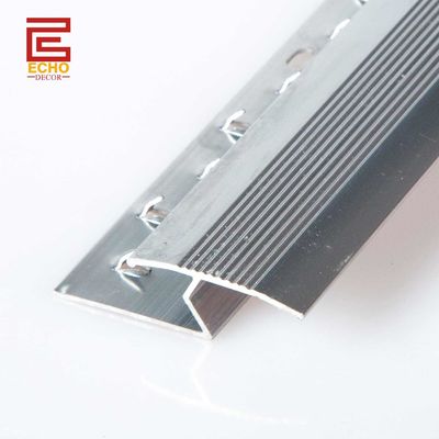 Home Anti-slip tapijt Trim Metalen tapijt naar tegel Transitie Strip