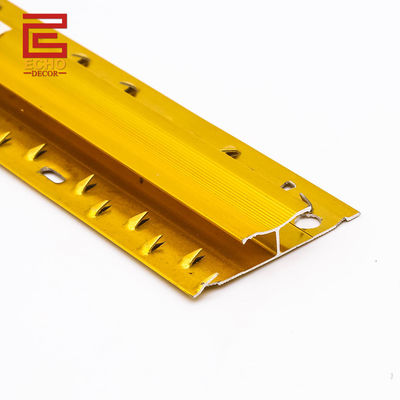 Moderne geanodiseerde aluminium tapijt trim Metalen tapijt rand trim