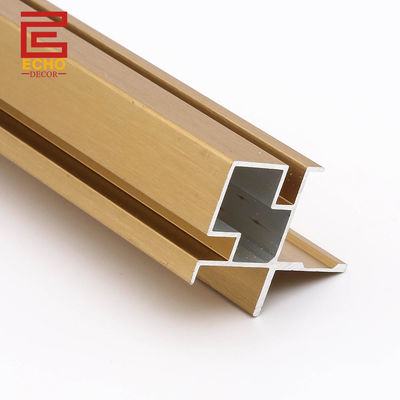 Moderne Wainscoting Top Trim Matte Gold Wandpaneel Home Depot Trim Molding