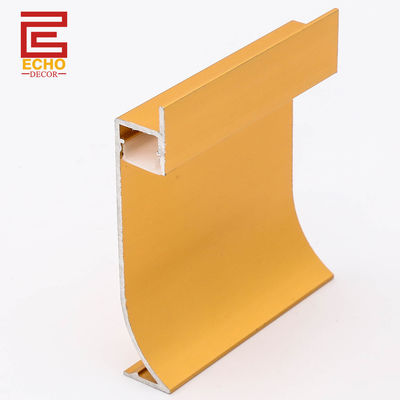 Aanpasbaar Duurzaam Aluminium Skirting Board Met LED Channel Montage LED Profiel