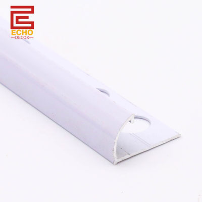 Witte 1 4 kwart ronde aluminium tegel 12 mm tegel rand