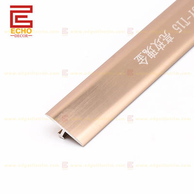Rozengoud Aluminiumtegel Trim T-vormige tegel Randprofiel Trim