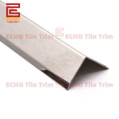 20 mm metaal L-vormige tegel randband roestvrij staal tegel trim