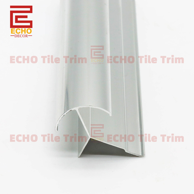 Aluminium tegel trim 10 mm halve ronde hoektegel overgangsstrook