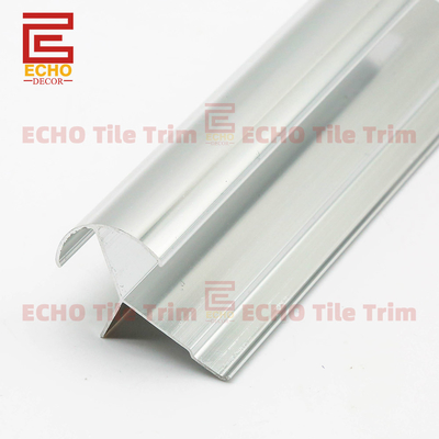 Geanodiseerd aluminium tegel trim metalen kwadrant hoek kralen trimprofiel