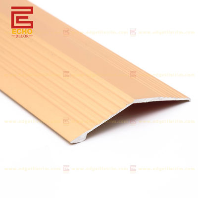 Metalen vloerovergangsstrips drempelstrips voor verschillende vloerniveaus